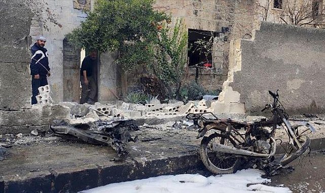 Terör örgütü PKK/YPG'nin Tişrin Barajı çevresine saldırıları yüzünden binlerce sivil kaçmak zorunda kaldı
