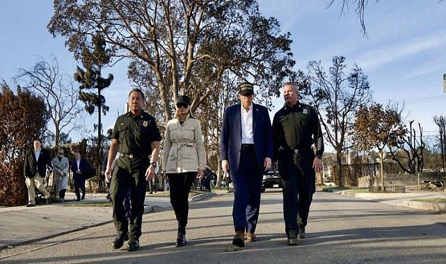 Trump, yangınlardan büyük zarar gören Los Angeles'ı ziyaret etti: Federal hükümet yüzde 100 arkanızda