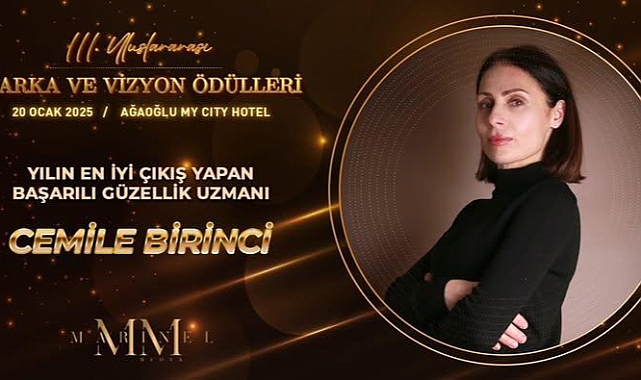 Uluslararası Marka ve Vizyon Ödüllerinde Cemile Birinci Fırtınası