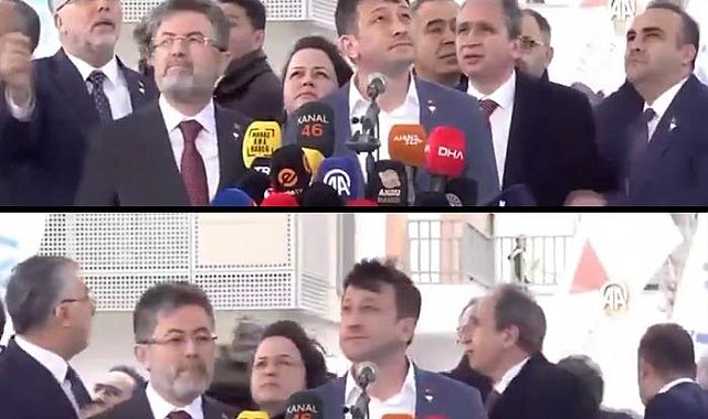 Kahramanmaraş&#039;taki anma töreninde panik anları... Fırtına nedeniyle tente uçtu! Hamza Dağ umursamadı, Bakan Kacır büyük panik yaşadı