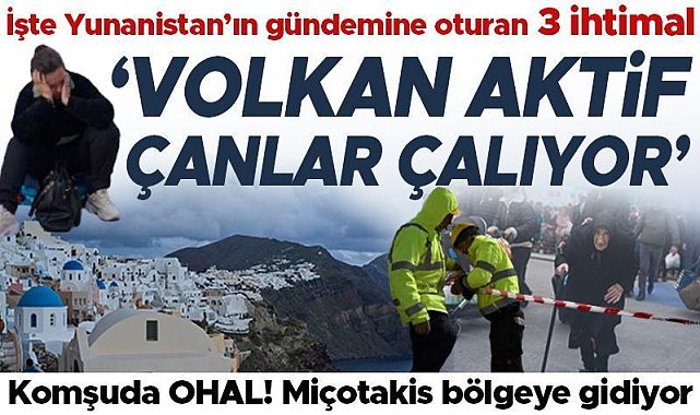 Son dakika... Ege Denizi'nde 4,8 büyüklüğünde deprem! Santorini'de olası 3 senaryo: Volkan aktif ve çanlarımızı çalıyor