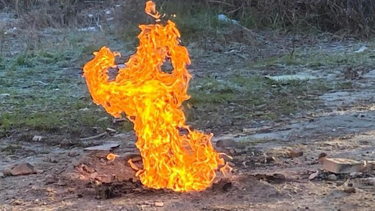 Sondaj çalışması sırasında bir anda alev aldı! 8 gündür yanıyor, kimse yaklaştırılmıyor