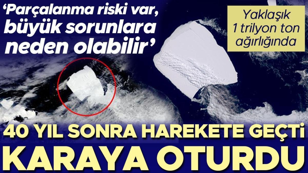 Bilim dünyasında alarm zillerini çaldırmıştı: A23a’dan korkutan haber geldi! Nereye çarptı, şimdi ne olacak?
