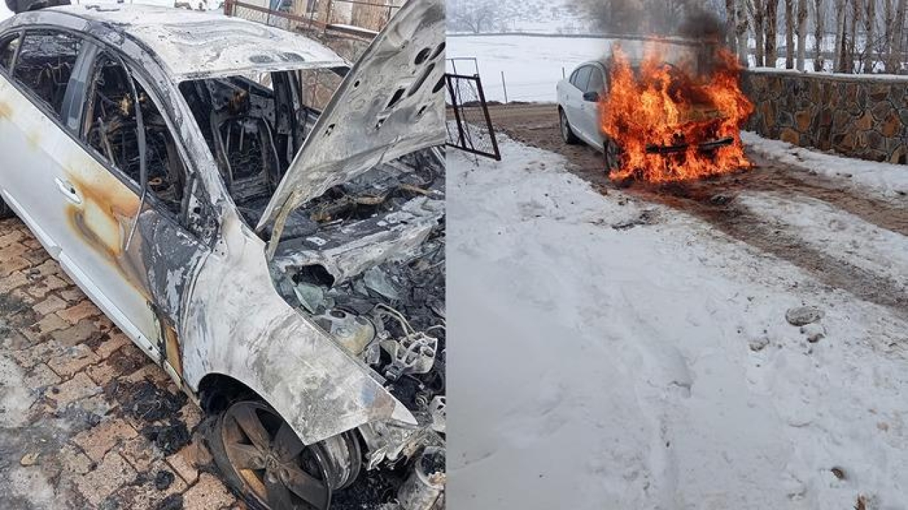 Bitlis'te feci olay! Depoyu ısıtmak isterken aracını yaktı: "Bakmak ile yükümlü olduğum hastalarım var"