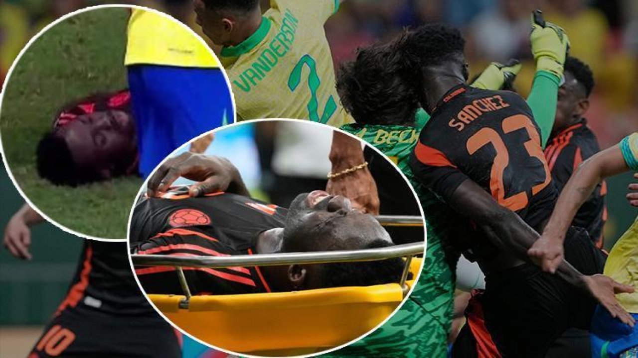 Davinson Sanchez korkuttu! Çarpışmada bilincini kaybetti, sedyeyle oyunda alındı