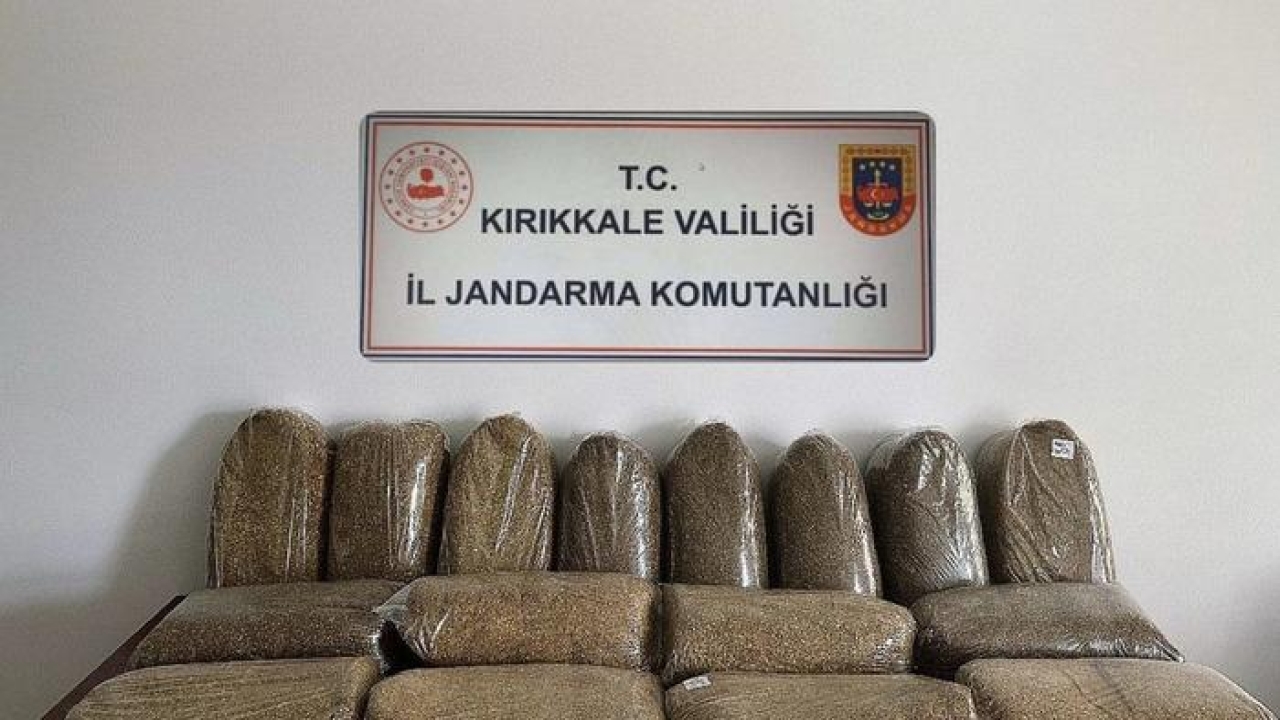 Kırıkkale'de 80 kilogram kaçak tütün ele geçirildi: 1 kişi gözaltına alındı