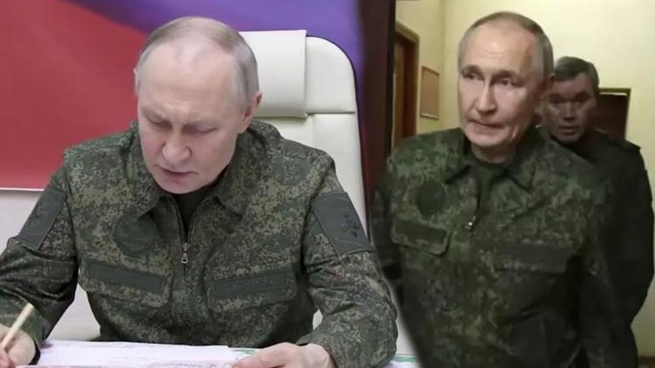 Putin'den yıllar sonra bir ilk: Askeri üniforma giydi...