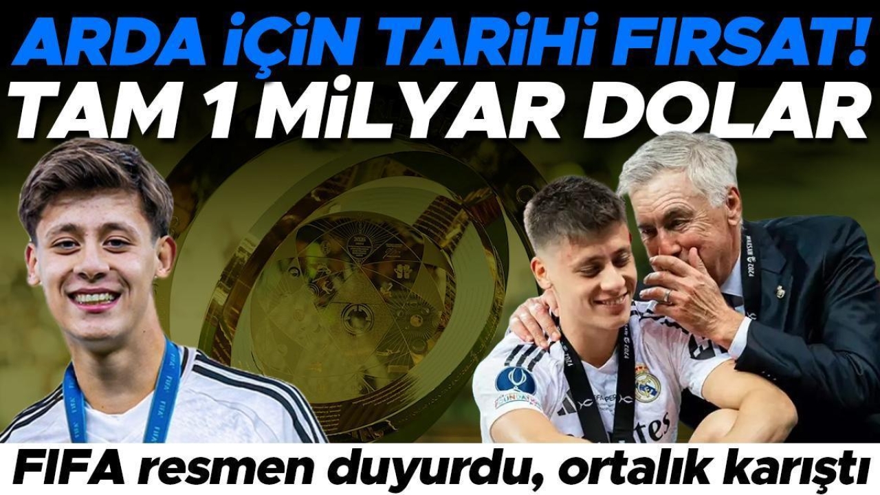Real Madrid'de Arda Güler için 1 milyar dolarlık tarihi fırsat! FIFA duyurdu, ortalık karıştı