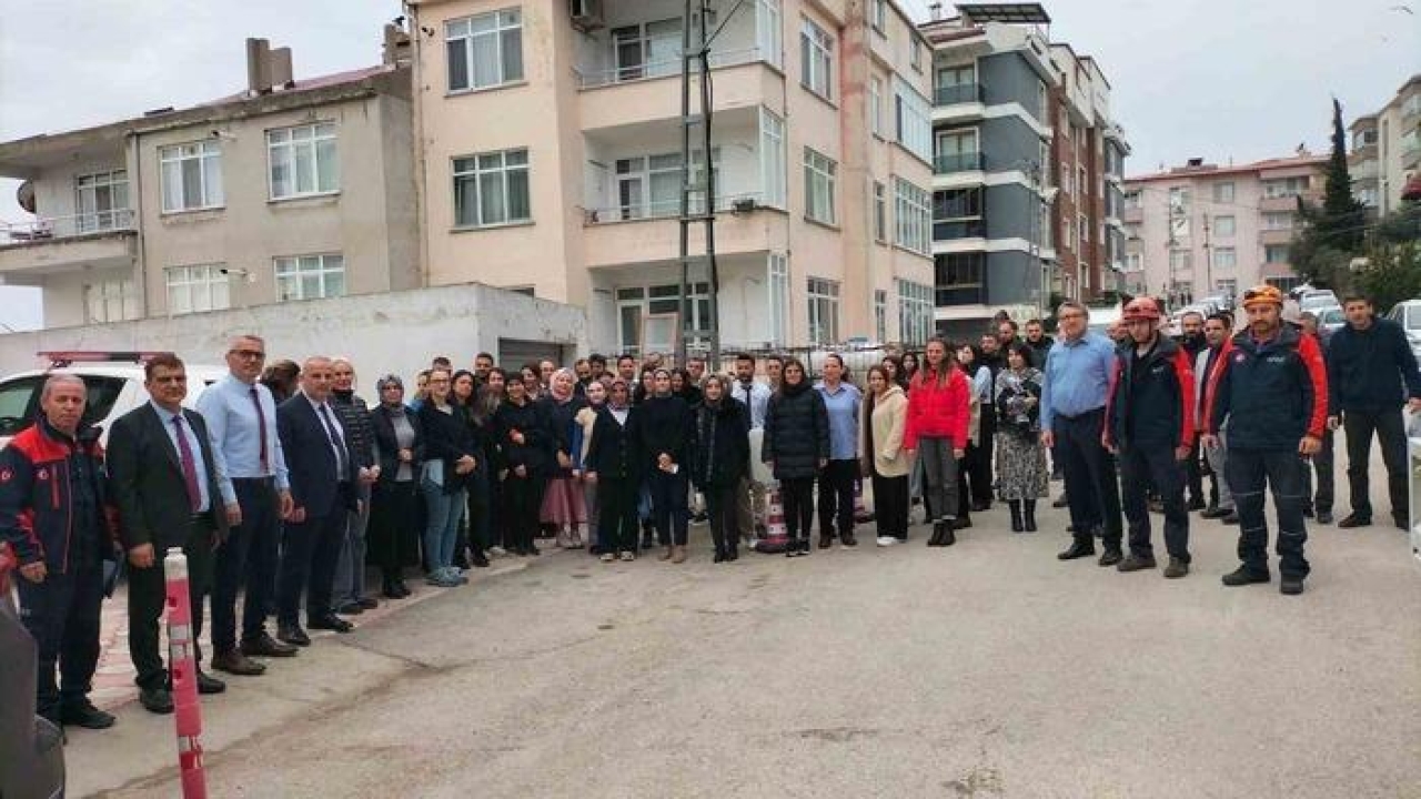Sinop’ta yangın tatbikatı