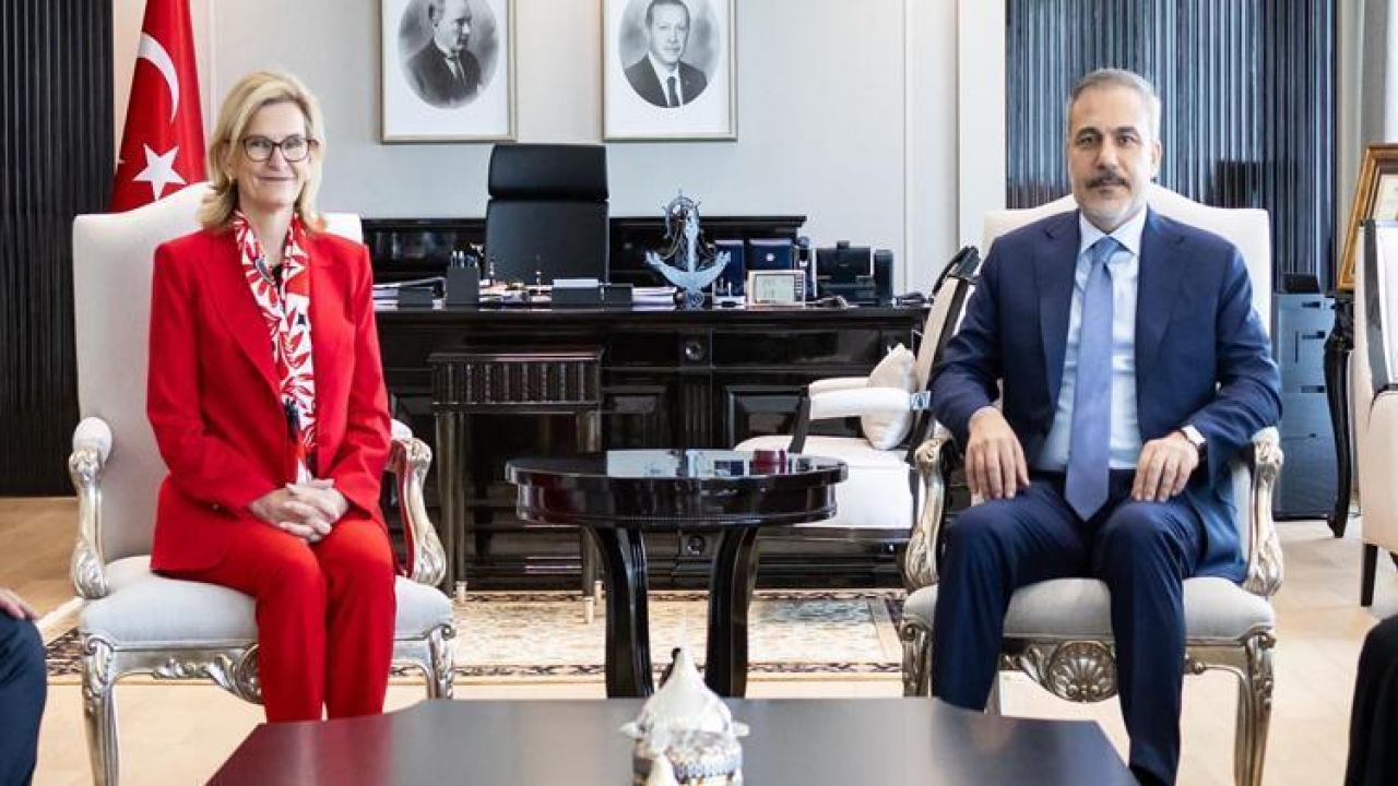 Dışişleri Bakanı Hakan Fidan, Uluslararası Telekomünikasyon Birliği Genel Sekreteri Bogdan-Martin'i kabul etti