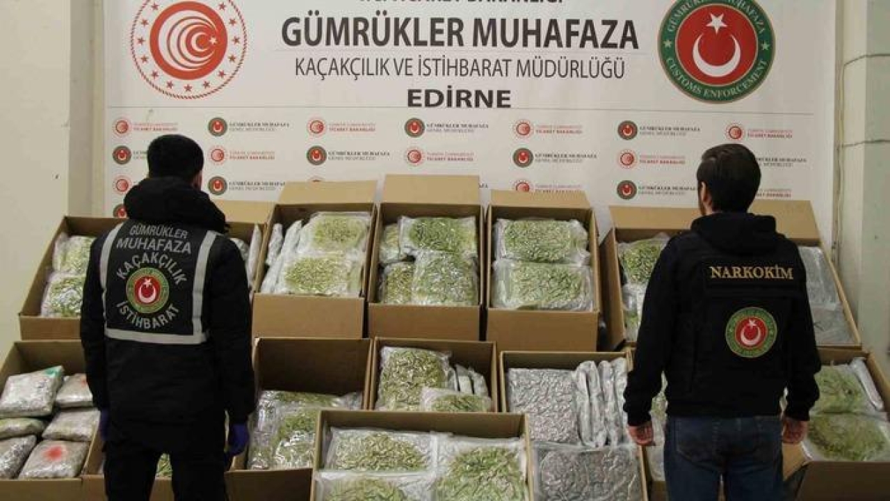 Kapıkule’de 492 kilogram uyuşturucu madde ele geçirildi