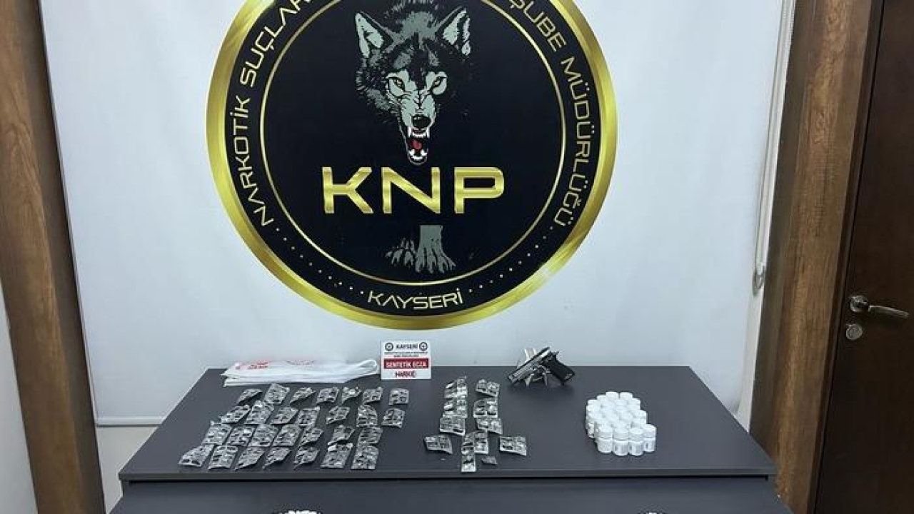 Kayseri'de uyuşturucu operasyonunda 3 zanlı yakalandı