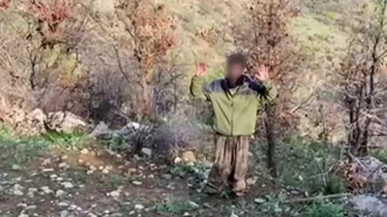 PKK'lı terörist teslim oldu! O anlara ait görüntüler ortaya çıktı
