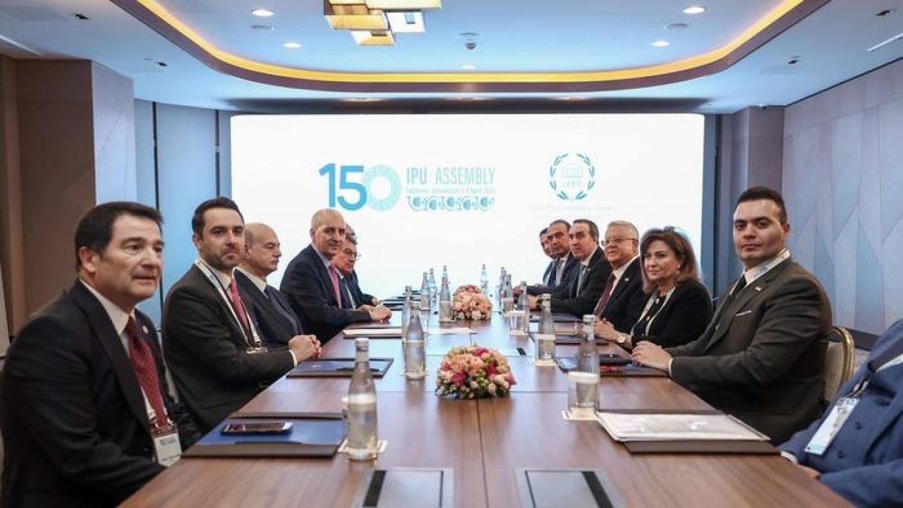 TBMM Başkanı Kurtulmuş, Mısır Temsilciler Meclisi Başkanı Gebali ile görüştü