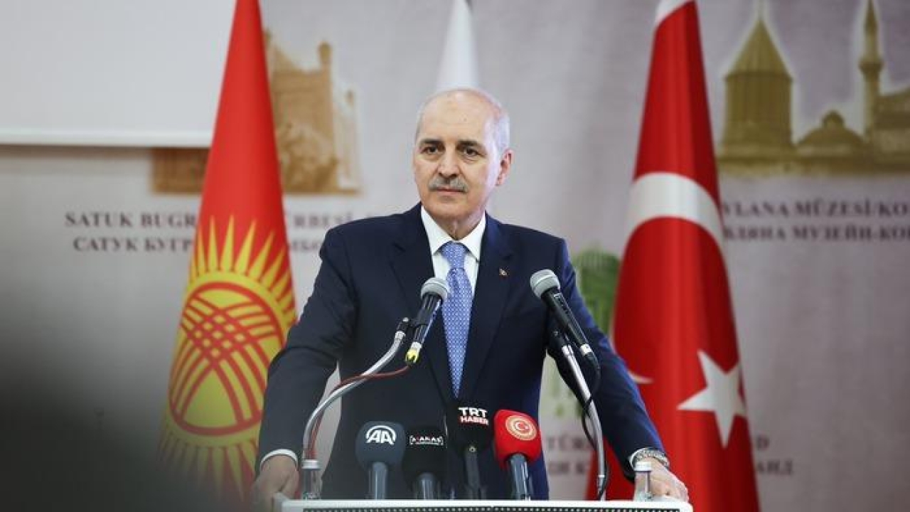 TBMM Başkanı Kurtulmuş'tan Kırgızistan-Türkiye Manas Üniversitesi’ne ziyaret
