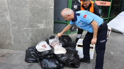 Antalya'da sağlıksız koşullarda taşınan 300 kilogram et ele geçirildi