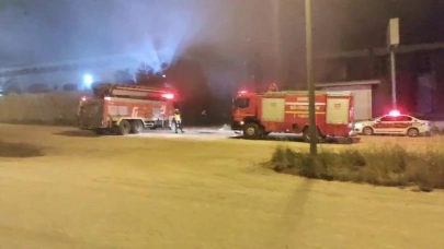 Bursa’da orman ürünleri fabrikasında yangın çıktı