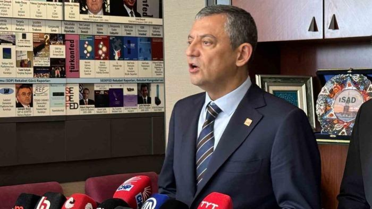 CHP Genel Başkanı Özel'den TÜRKONFED’e ziyaret
