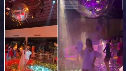Disko topu gelinin üzerine düştü! Kına gecesinde ortalık karıştı... Hastaneye kaldırıldılar