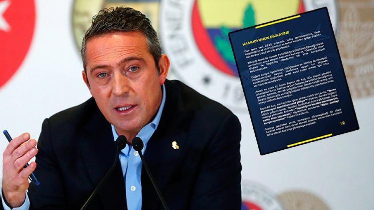 Fenerbahçe'den 'tehdit' iddiasına yanıt: 'Tüm iddialar asılsız, temelsiz ve gerçeği yansıtmamaktadır'