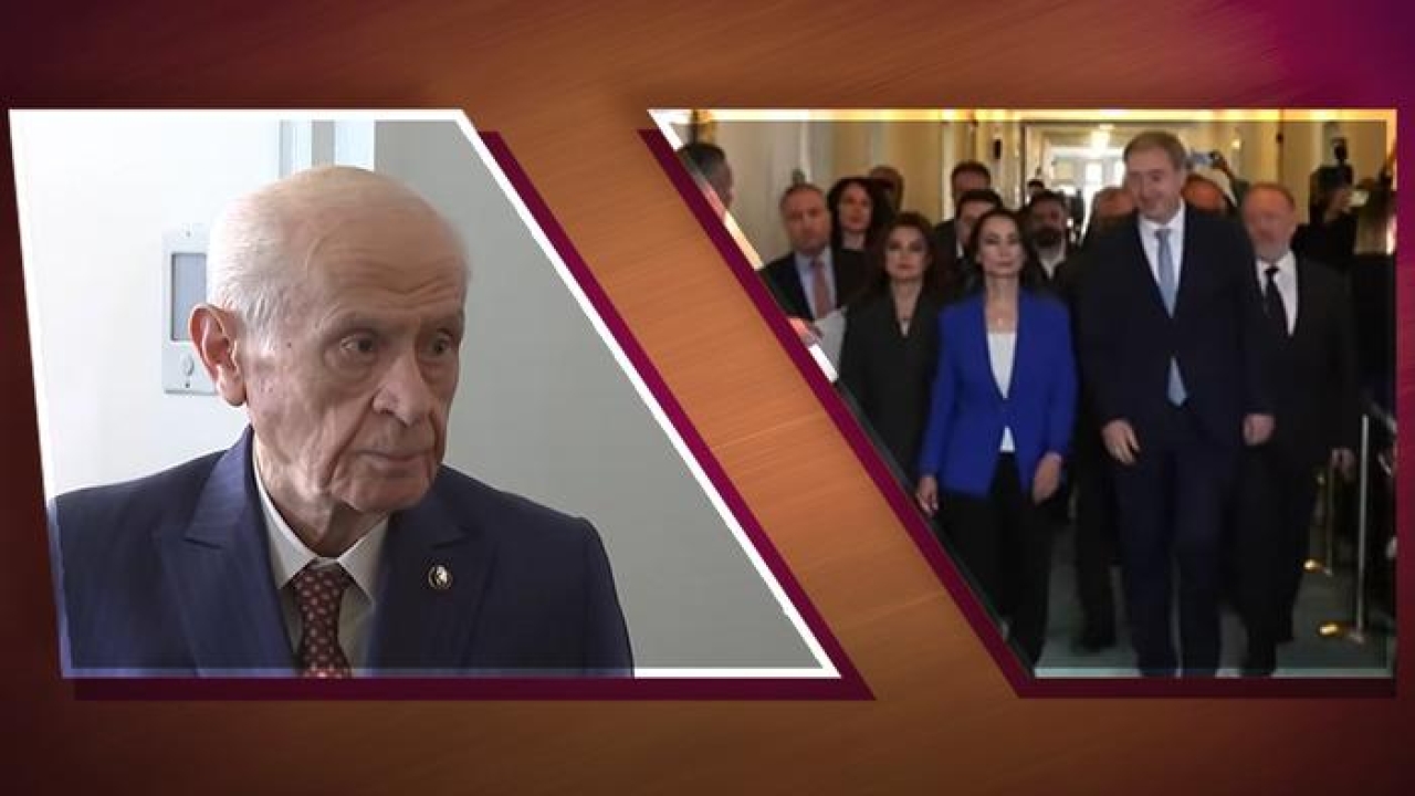 Fesih kararı sonrası ilk! Bahçeli kapıda karşıladı: DEM Parti'den MHP'ye ziyaret sona erdi