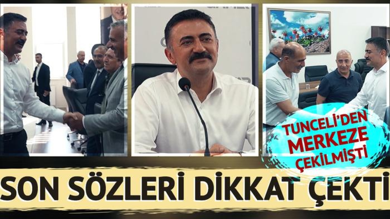 Kente veda! Tunceli Valiliğinden merkeze çekilen Bülent Tekbıyıkoğlu eşyalarını toplayıp ayrıldı; son sözleri dikkat çekti