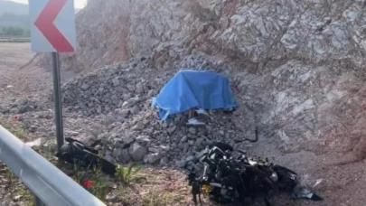 Manisa’da motosiklet yoldan çıktı: 1 ölü, 1 yaralı