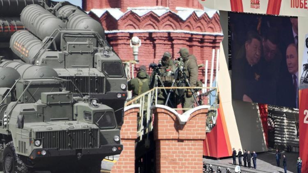 Rusya'da görkemli tören: Putin'den Batı'ya gözdağı