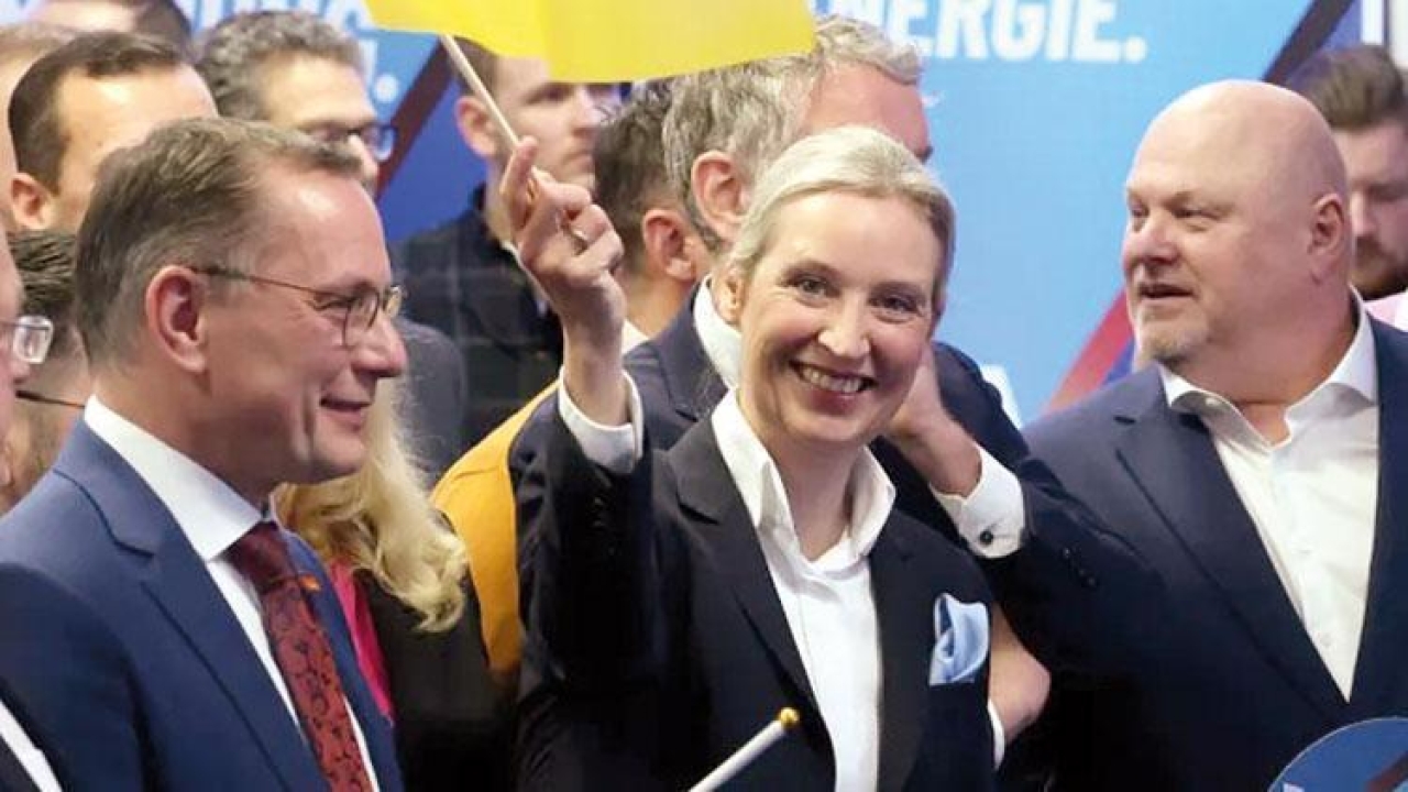 Seçim gecesi parti uzayınca mal sahibi AfD’ye ‘binayı boşaltın’ demiş