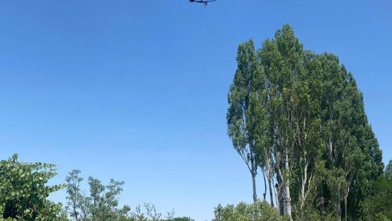 Ankara'da jandarmadan dron destekli yangın devriyesi