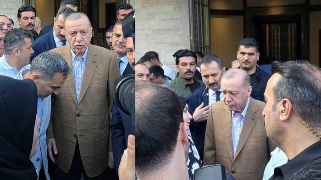 Cumhurbaşkanı Erdoğan bayram namazını Muğla'da kıldı; vatandaşlarla bayramlaştı
