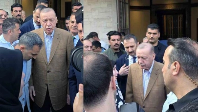 Cumhurbaşkanı Erdoğan bayram namazını Muğla'da kıldı; vatandaşlarla bayramlaştı