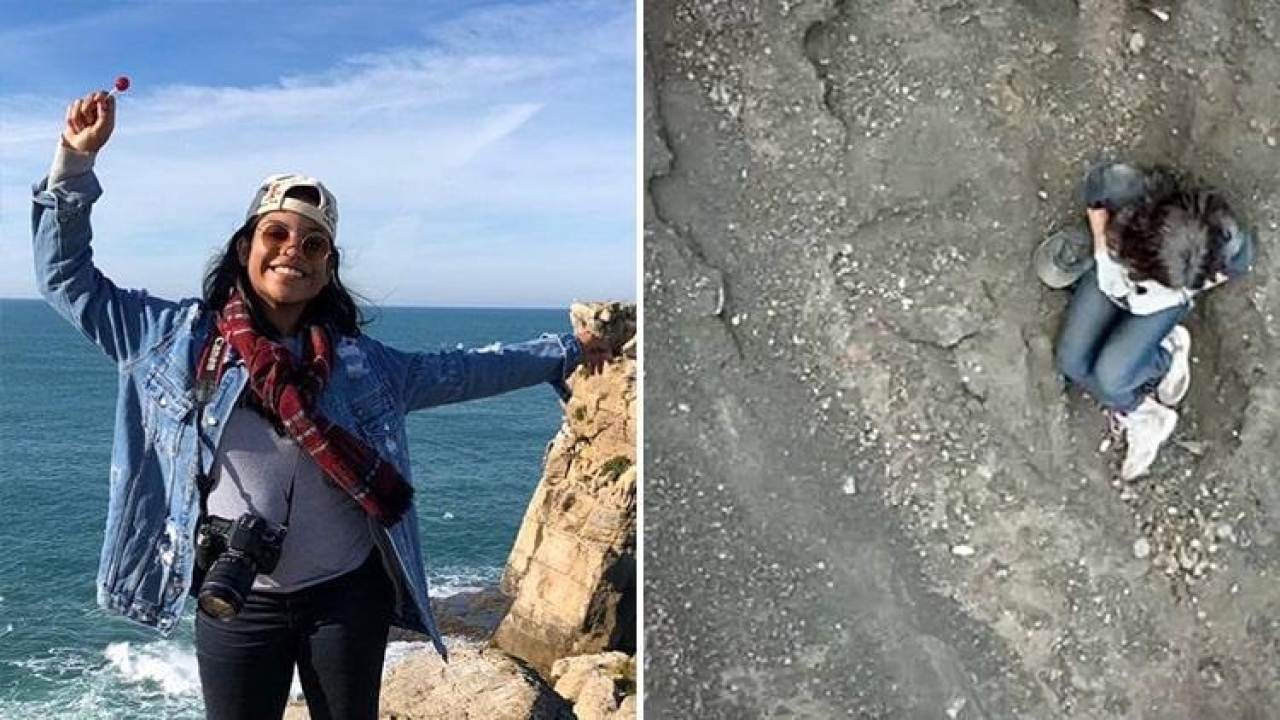 Endonezya'da yanardağdan düşen turist kurtarılamadı