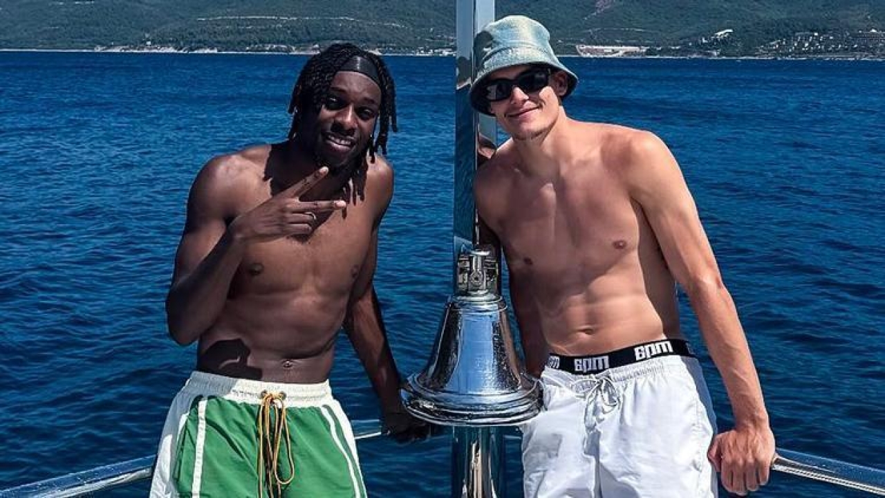 Frimpong'un Bodrum keyfi!