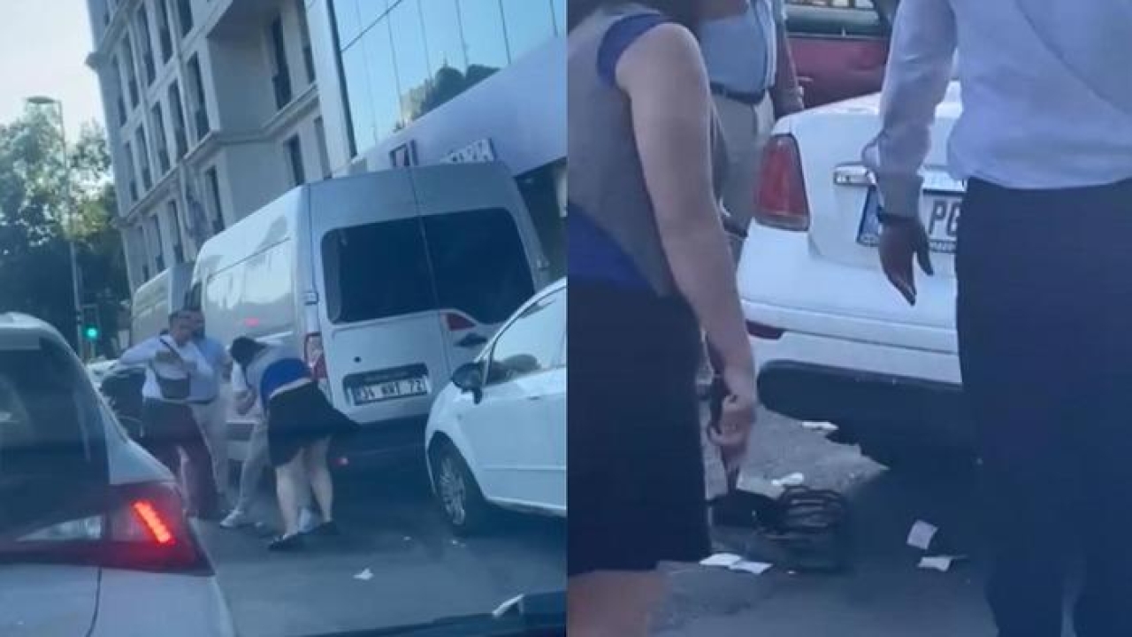 Bu sefer kadın darp etti! Sigarasını söndürmesini istedi diye taksiciye saldırdı...
