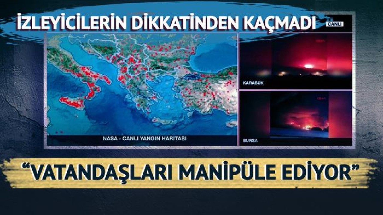 CNN Türk ekranlarında tepki toplayan görüntü! Isı haritasını yangın haritası diye paylaştılar: "Vatandaşları manipüle ediyor"