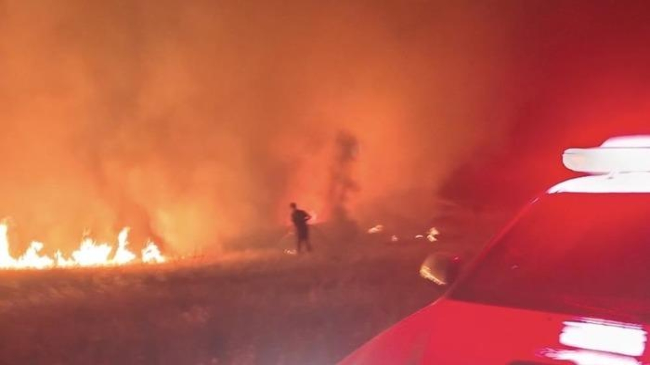 Malatya'da korkutan yangın! Büyümeden söndürülmesi sevindirdi