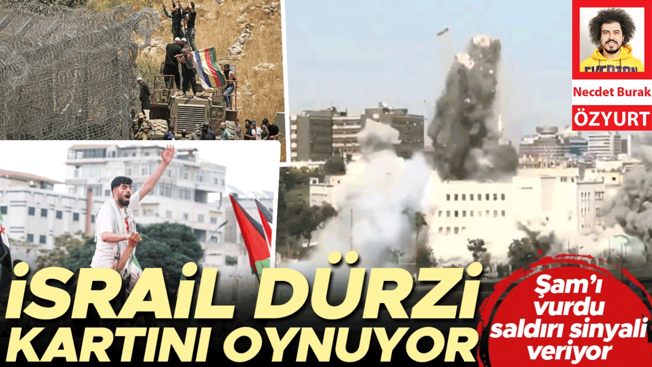 Şam’ı vurdu saldırı sinyali veriyor… İsrail Dürzi kartını oynuyor