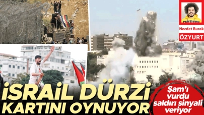 Şam’ı vurdu saldırı sinyali veriyor… İsrail Dürzi kartını oynuyor