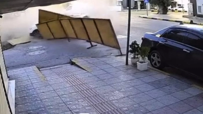 Yer İskenderun... Otomobille çarpışan cip dehşet saçtı