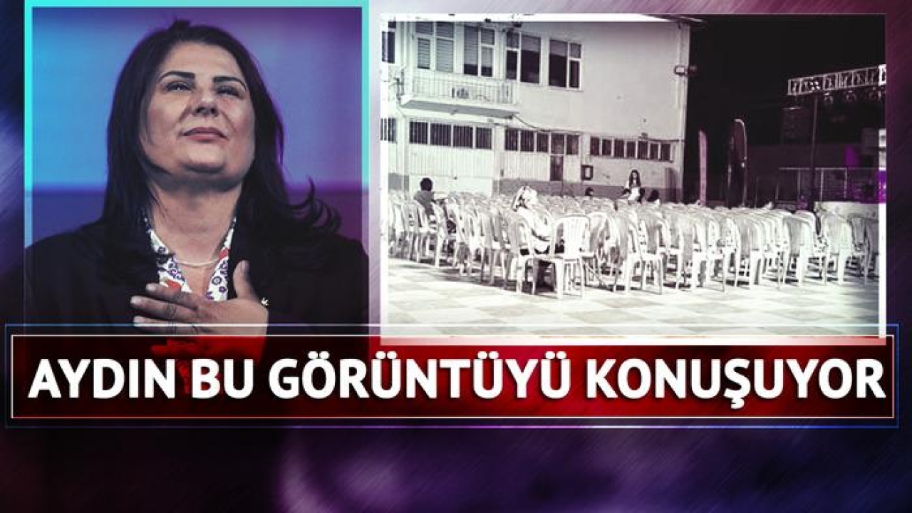 Aydın bu görüntüyü konuşuyor! Özlem Çerçioğlu boş sandalyeleri böyle açıkladı: "Fenerbahçe maçından dolayı gelemediler"