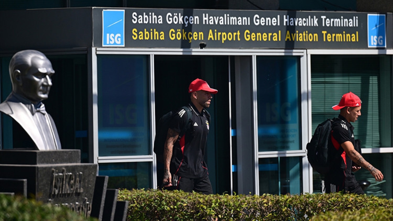 Benfica, Fenerbahçe maçı için İstanbul'da
