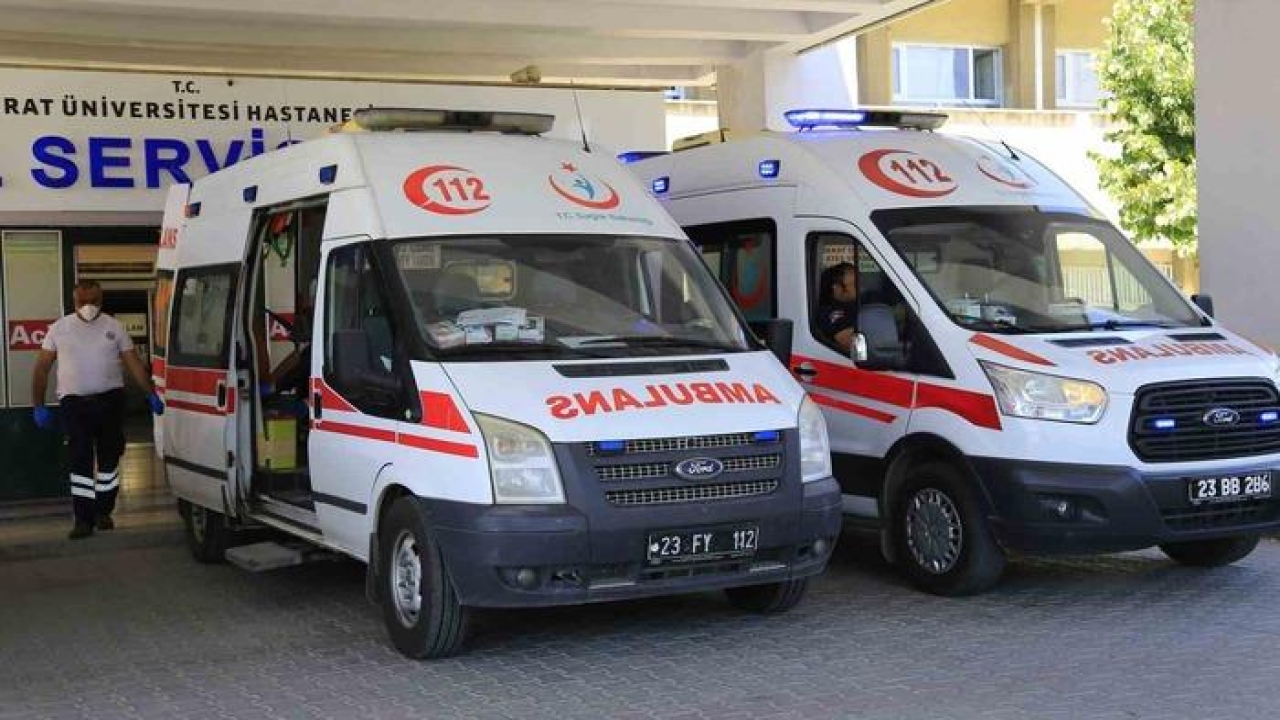 Elazığ’da birinci kattan düşen 2 yaşındaki bebek yaralandı