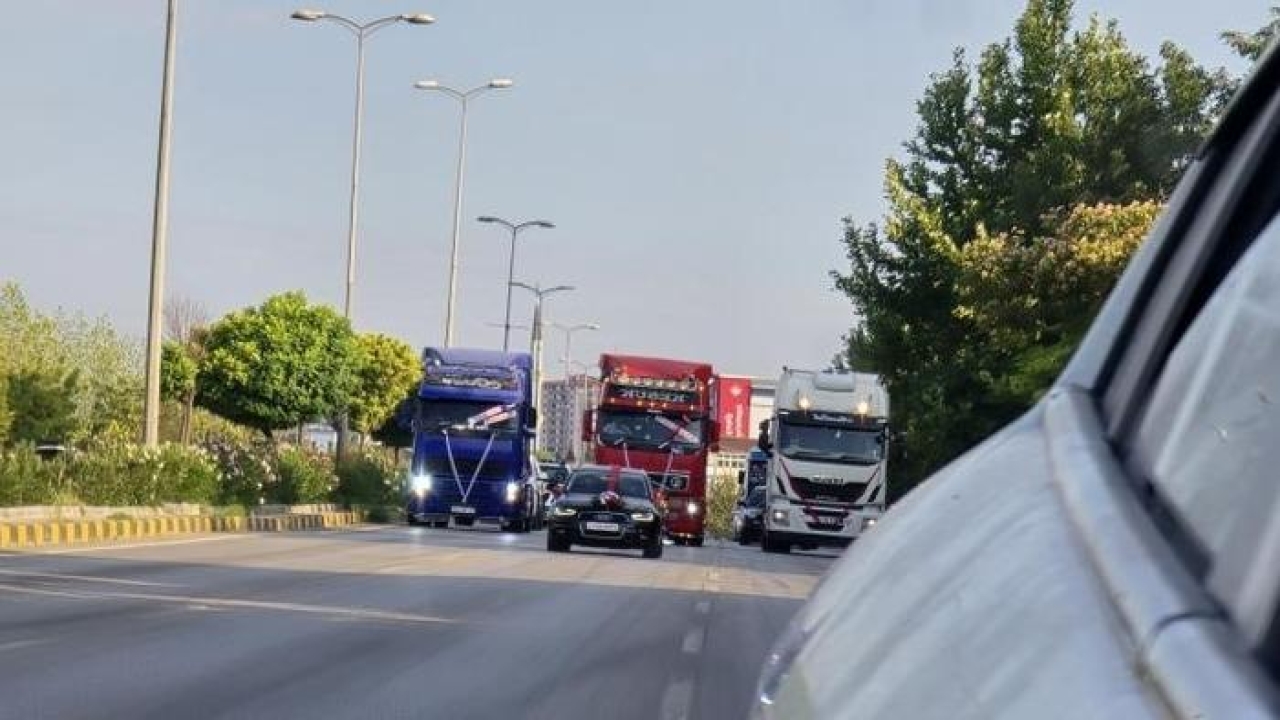 Karabük’te düğün konvoyundaki 3 sürücüye 8 bin 487 lira ceza