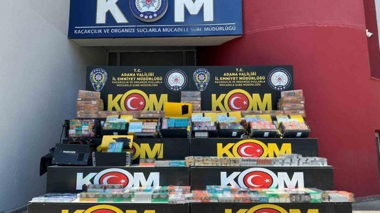 Kargoyla gelen kaynak makinelerinden kaçak sigaralar çıktı