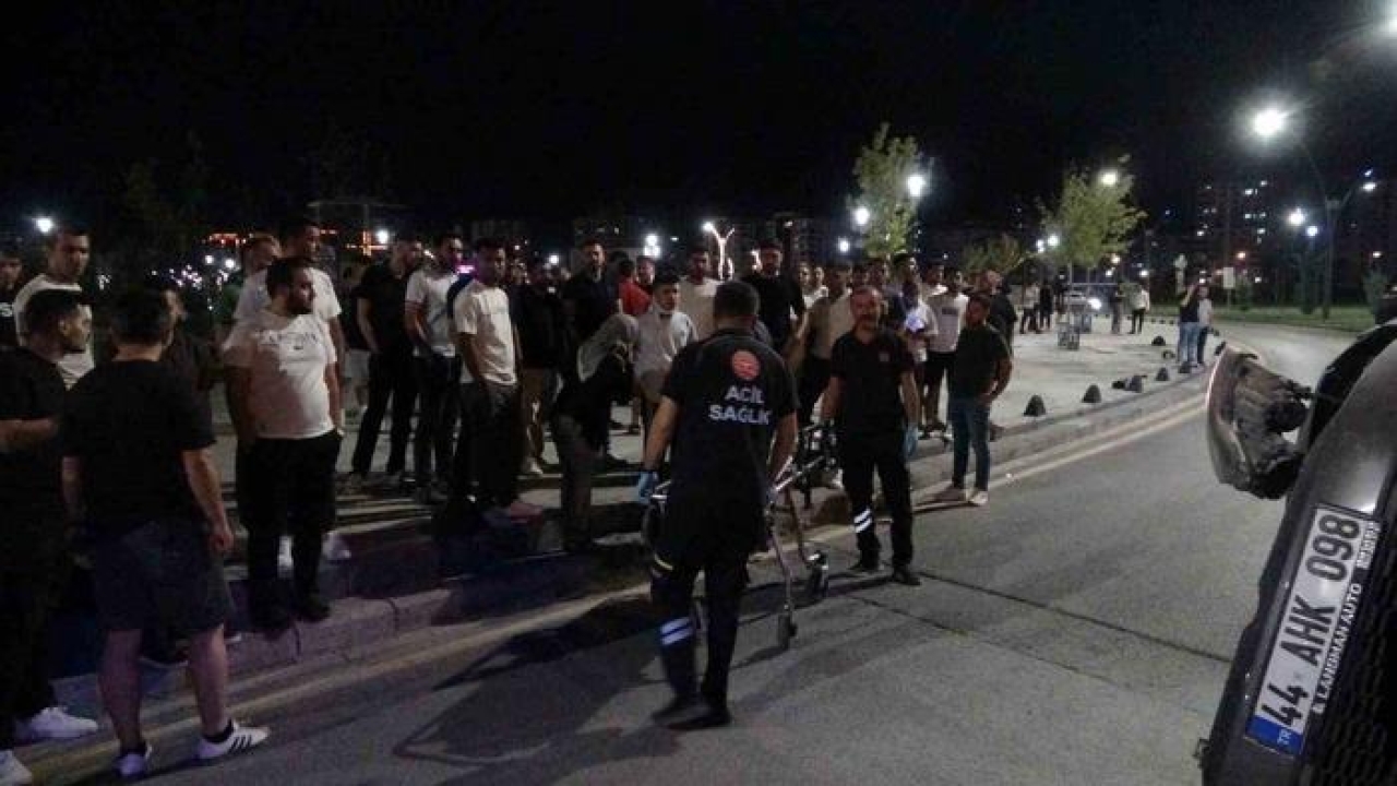 Malatya’da kontrolden çıkan araç yan yattı: 1 yaralı