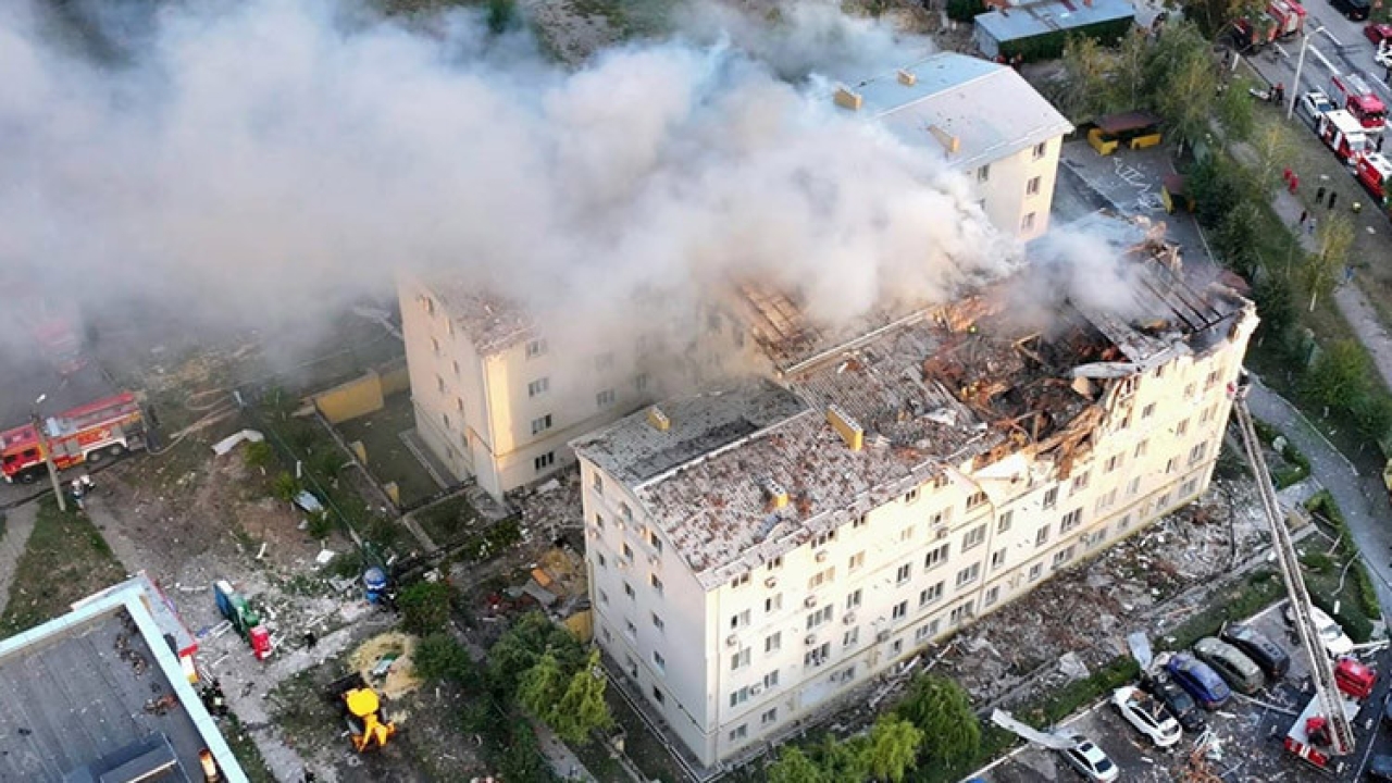 Rusya'dan İHA ve füze saldırısı: Ölü ve yaralılar var