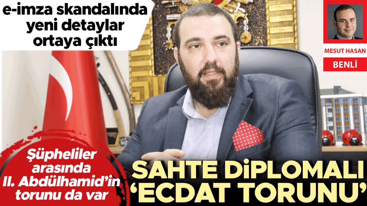 Sahte diplomalı ecdat torunu