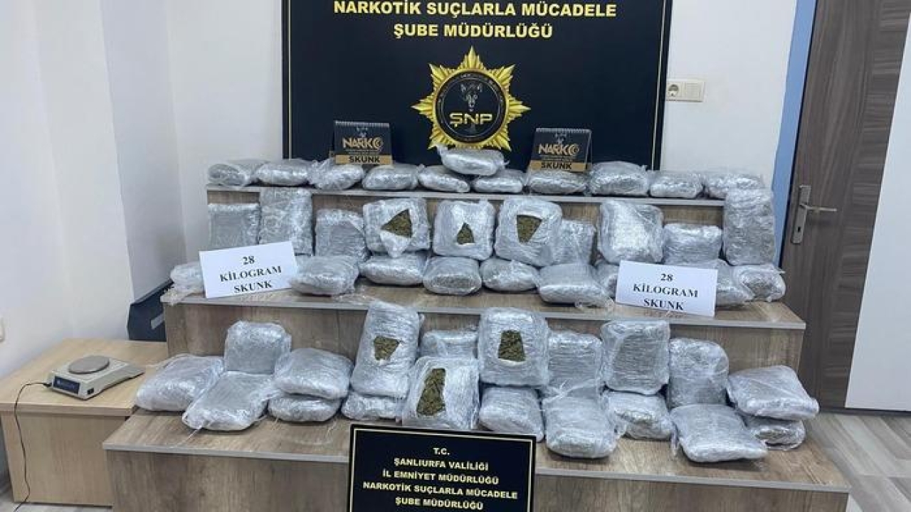Şanlıurfa'da uyuşturucu operasyonu! 2 zanlı tutuklandı