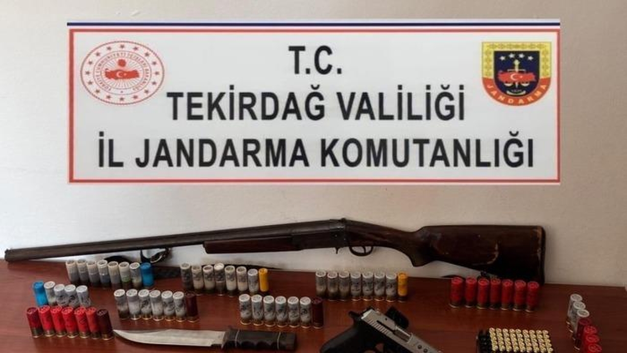 Tekirdağ’da jandarmadan farklı ilçelerde eş zamanlı operasyonlar